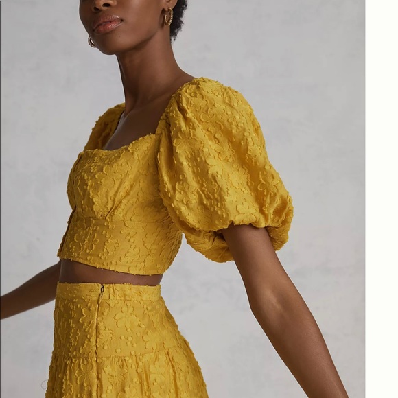 Anthropologie Floral Skirt Set NWT Sz: 14 - Picture 5 of 14